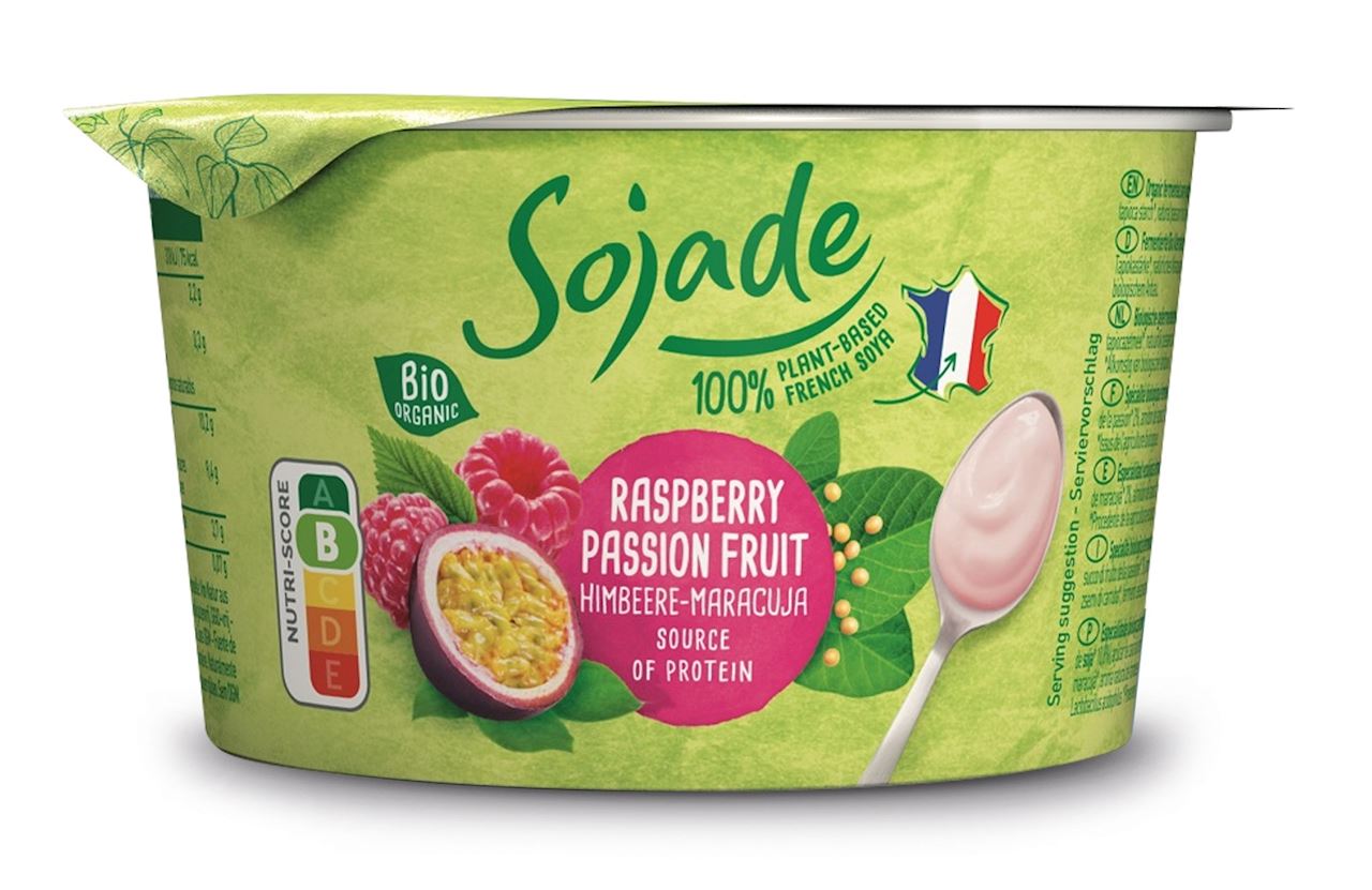 DESER SOJOWY MALINA - MARAKUJA BEZGLUTENOWY BIO 150 g - SOJADE