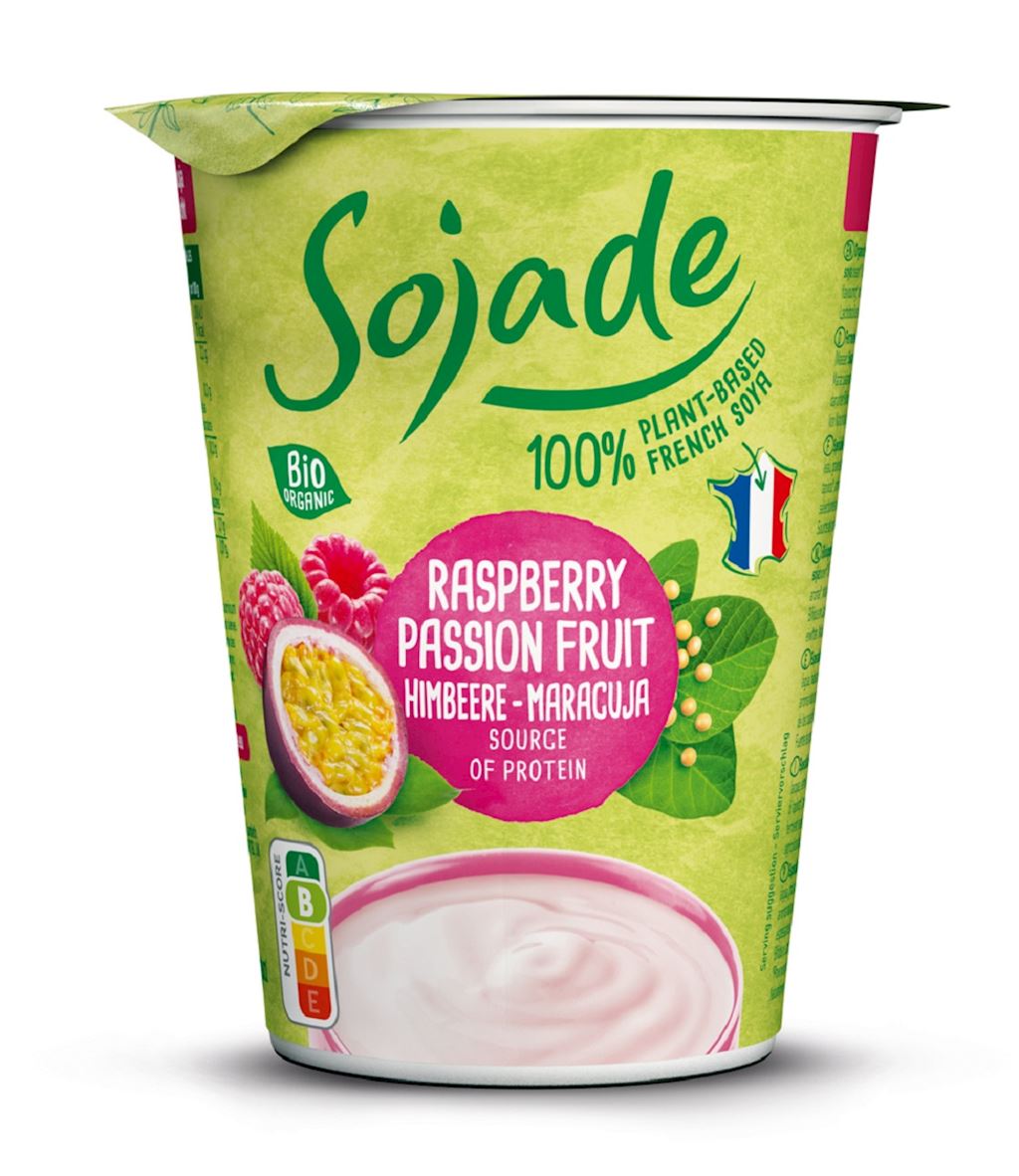 DESER SOJOWY MALINA - MARAKUJA BEZGLUTENOWY BIO 400 g - SOJADE