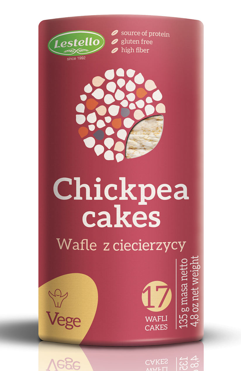 WAFLE Z CIECIERZYCY BEZGLUTENOWE 135 g - LESTELLO - obrazek 2