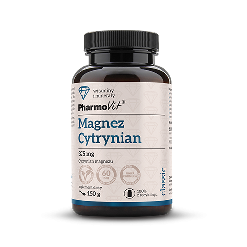 CYTRYNIAN MAGNEZU PROSZEK BEZGLUTENOWY 150 g - PHARMOVIT (CLASSIC)