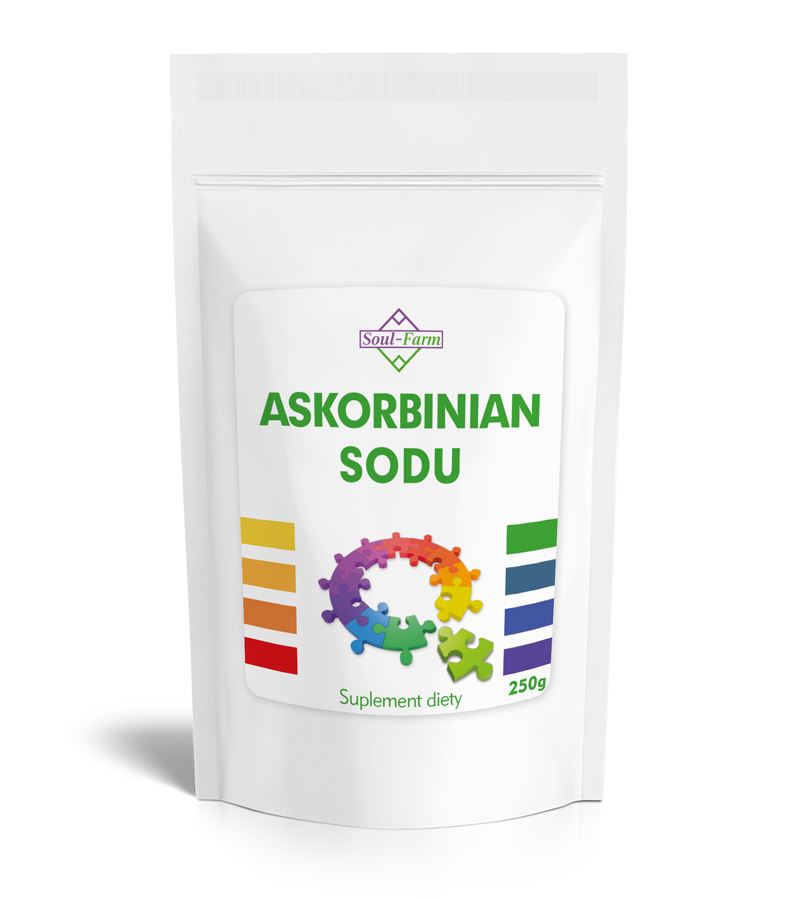 ASKORBINIAN SODU PROSZEK 250 g - SOUL FARM - obrazek 2