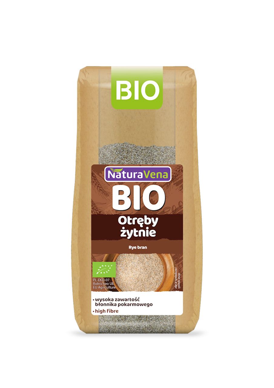 OTRĘBY ŻYTNIE BIO 200 g - NATURAVENA