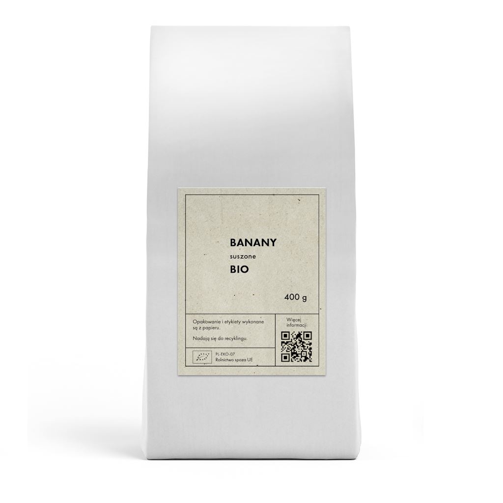 BANANY SUSZONE BIO 400 g - THE PLANET