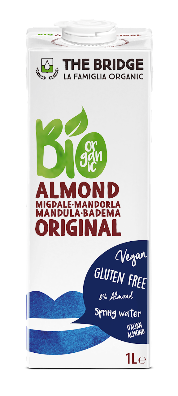 NAPÓJ MIGDAŁOWY BEZGLUTENOWY BIO 1 L - THE BRIDGE