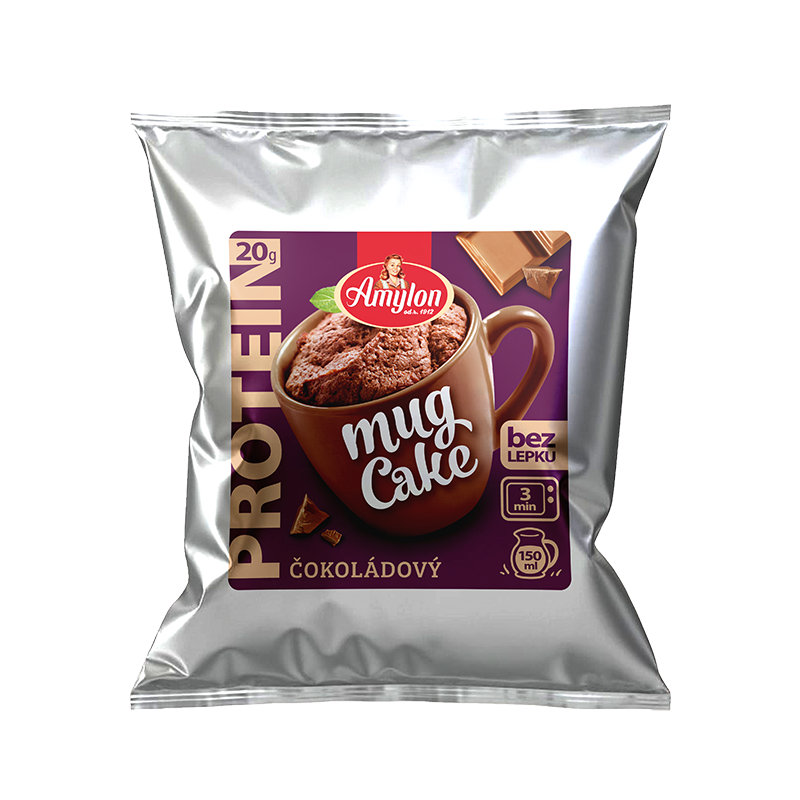 CIASTO PROTEINOWE CZEKOLADOWE Z KUBECZKA BEZGLUTENOWE 60 g - AMYLON