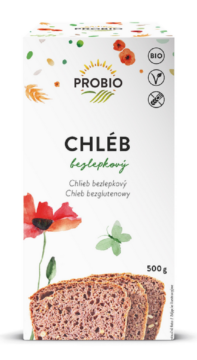 MIESZANKA DO WYPIEKU CHLEBA BEZGLUTENOWA BIO 500 g - PROBIO - obrazek 2